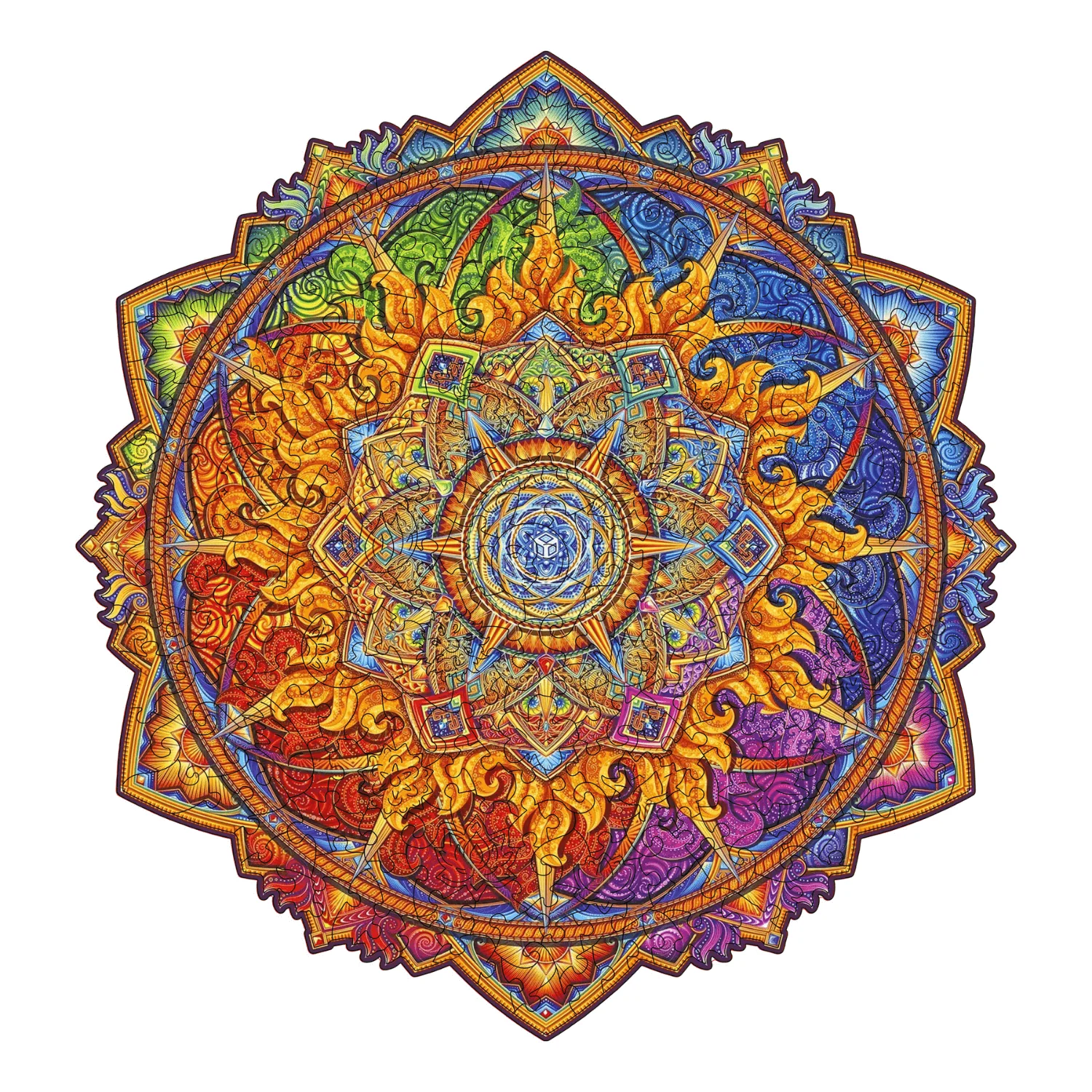 Mandala Aufgehende Sonne