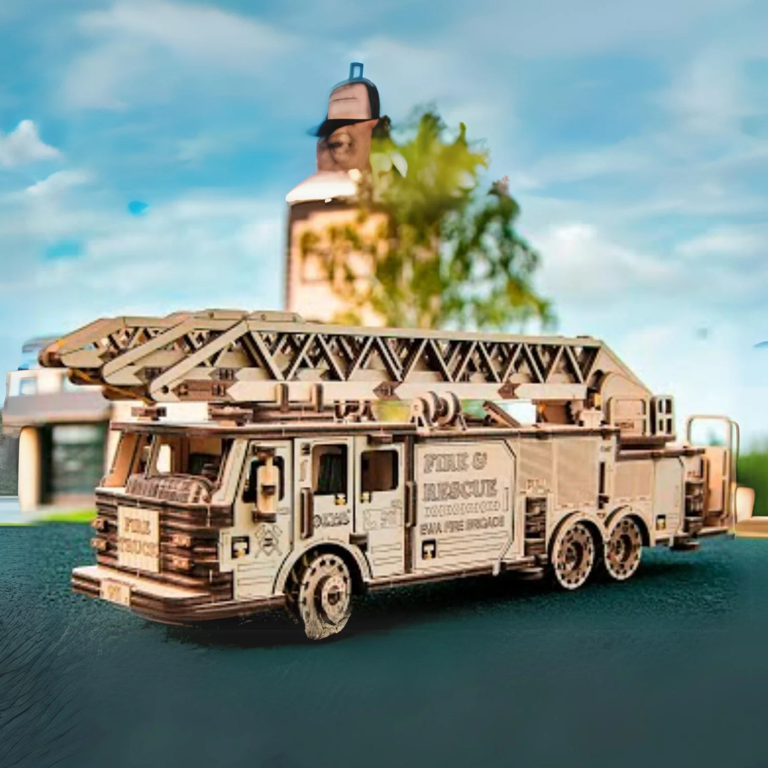 Mechanischer LKW Feuerwehrauto