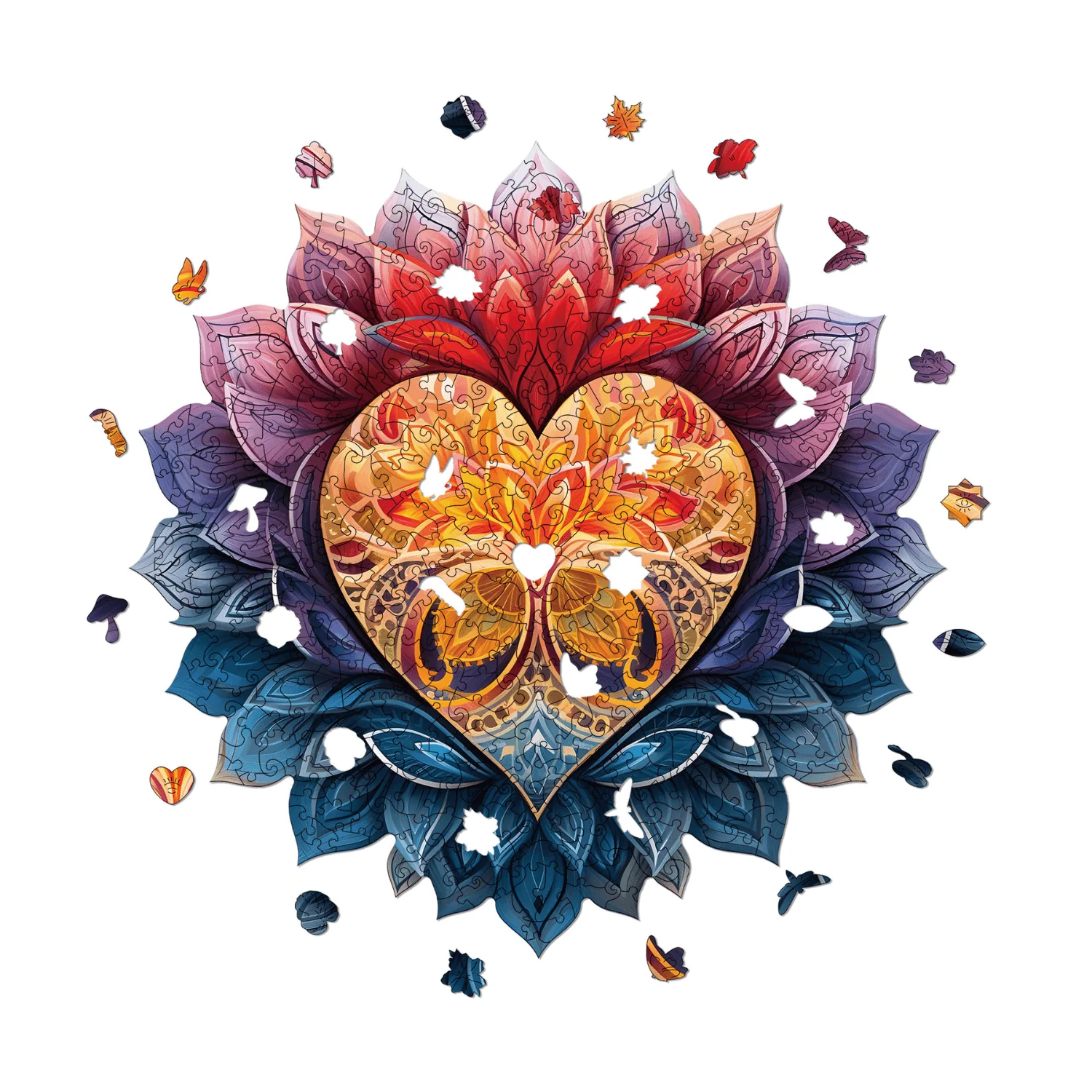 Blühendes Herz Mandala - Image 12