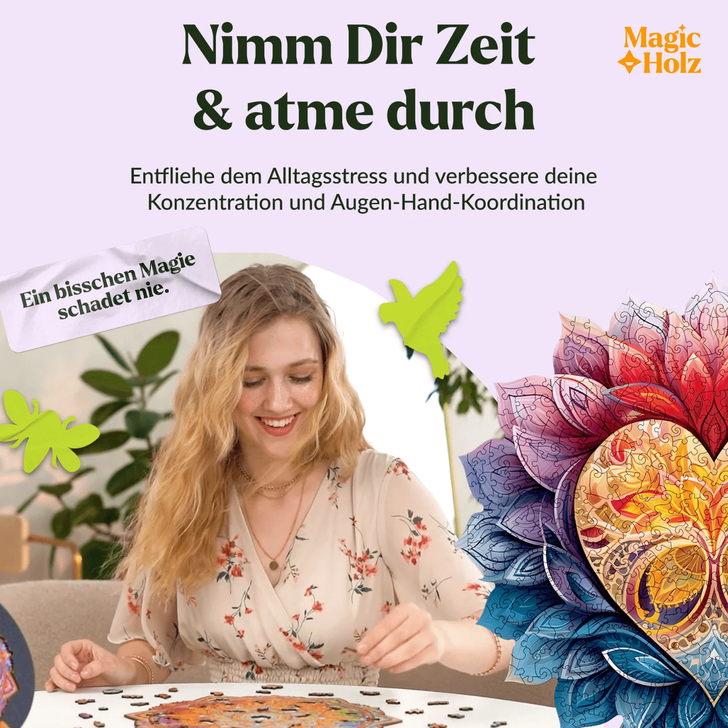 Blühendes Herz Mandala - Image 5
