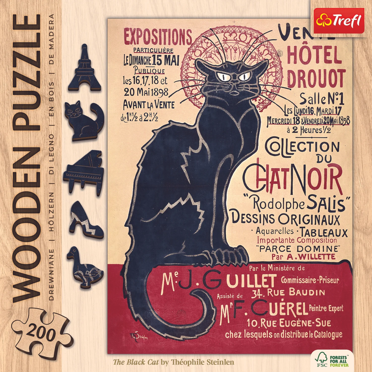 Der schwarze Kater Thophile Alexandre Steinlen - Image 3