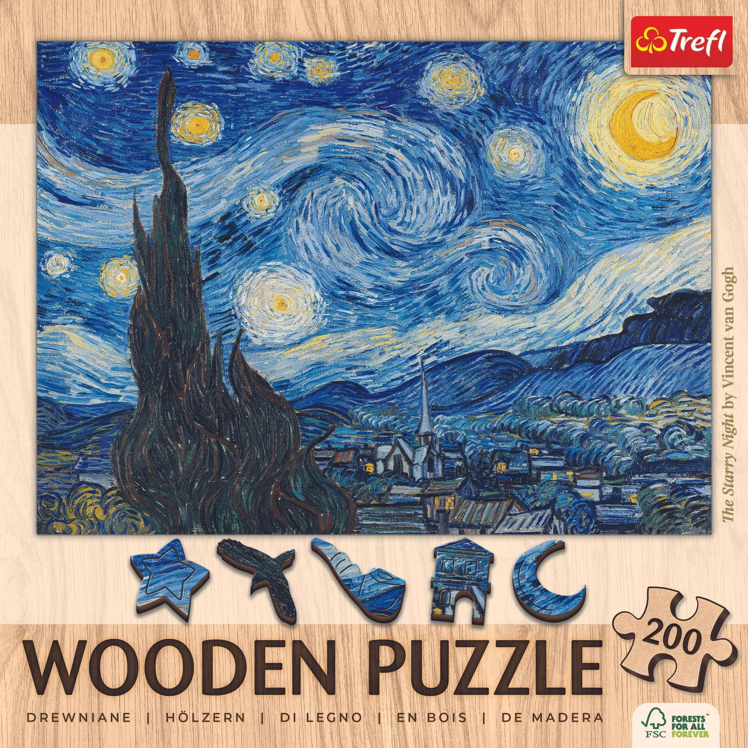 Die Sternennacht Vincent van Gogh - Image 4