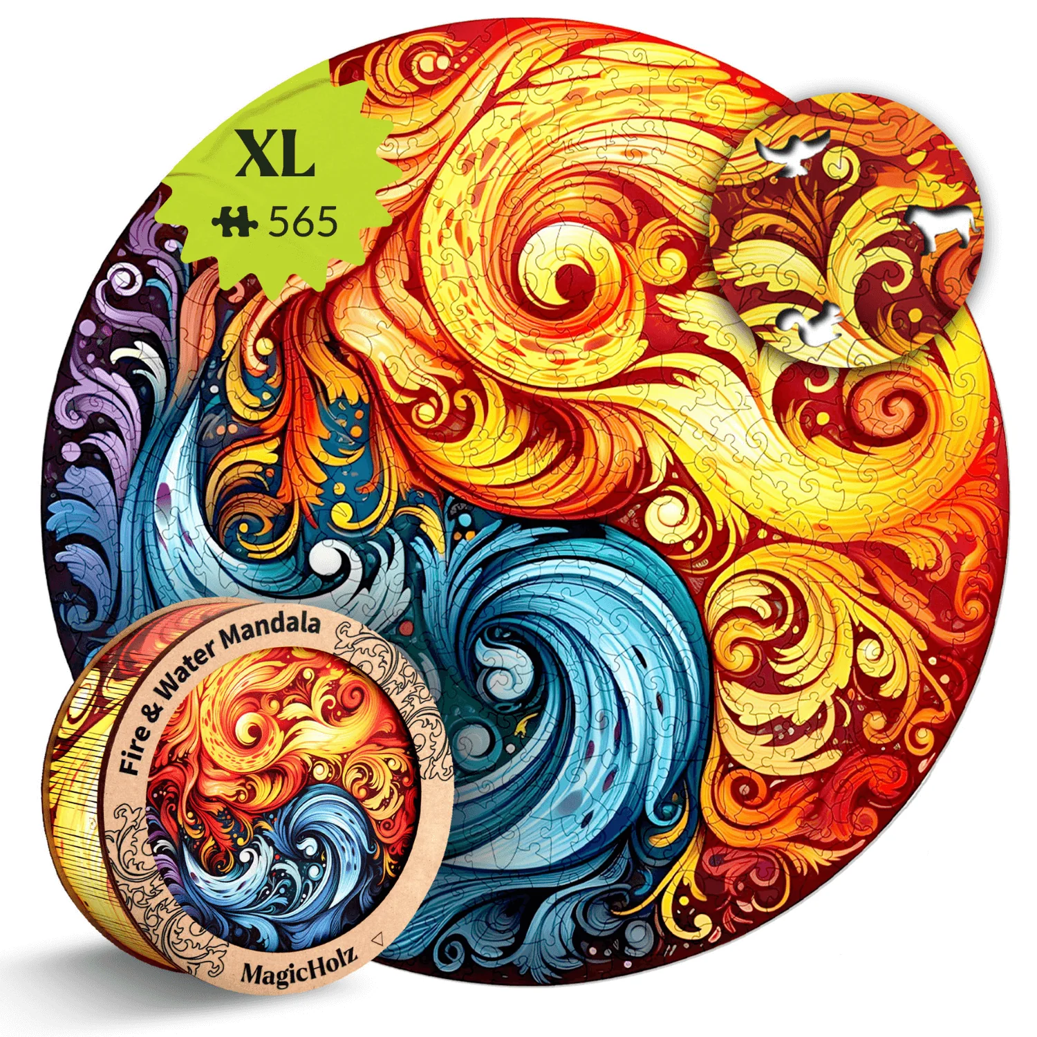 Feuer und Wasser | Mandala - Image 10