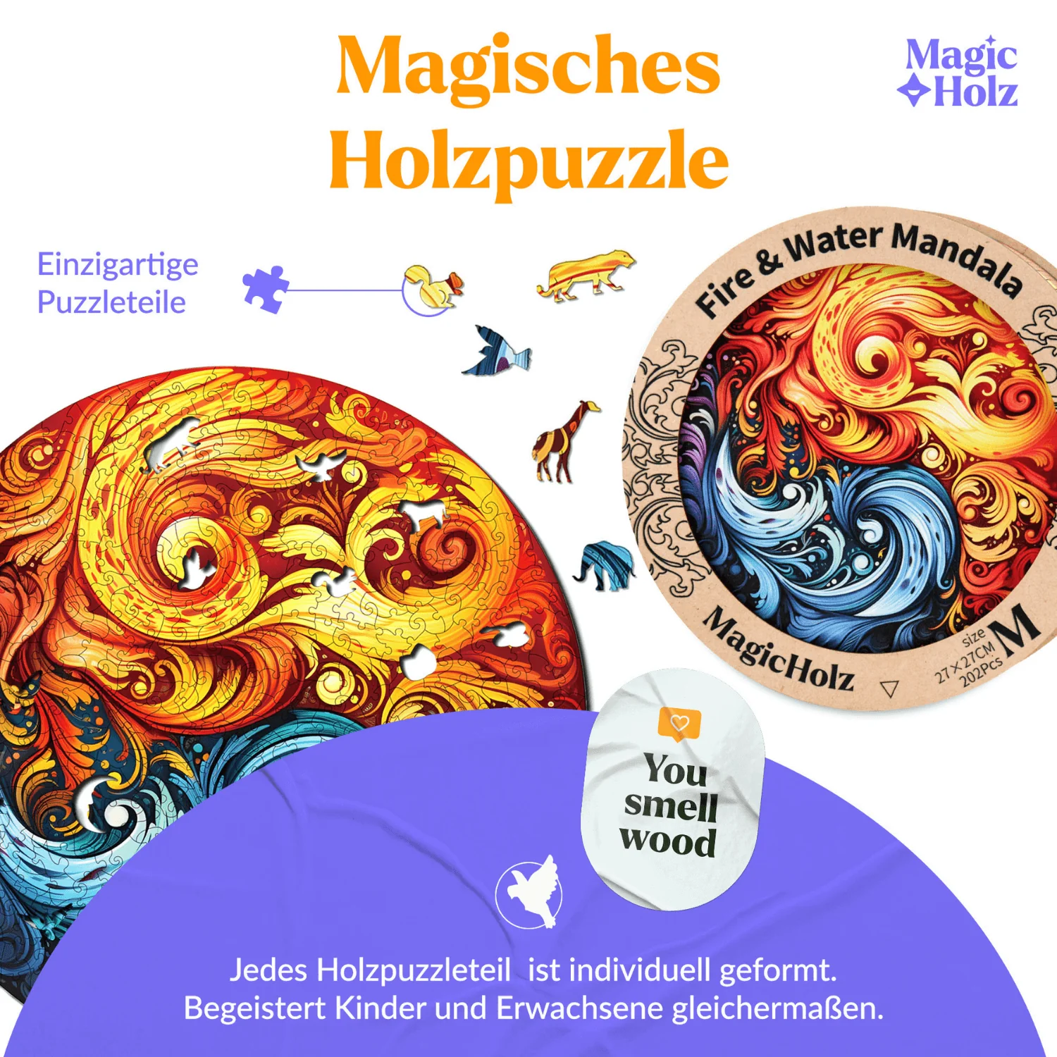 Feuer und Wasser | Mandala - Image 2