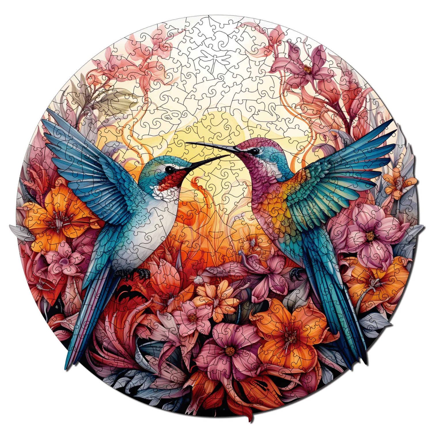 Fröhliche Kolibris Mandala - Image 8