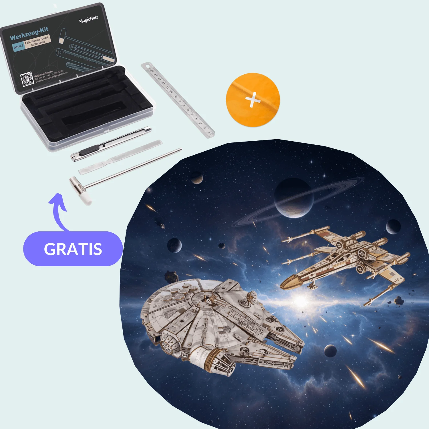 Galaktisches Collectors Set X-Wing & Millennium Falcon - Image 2