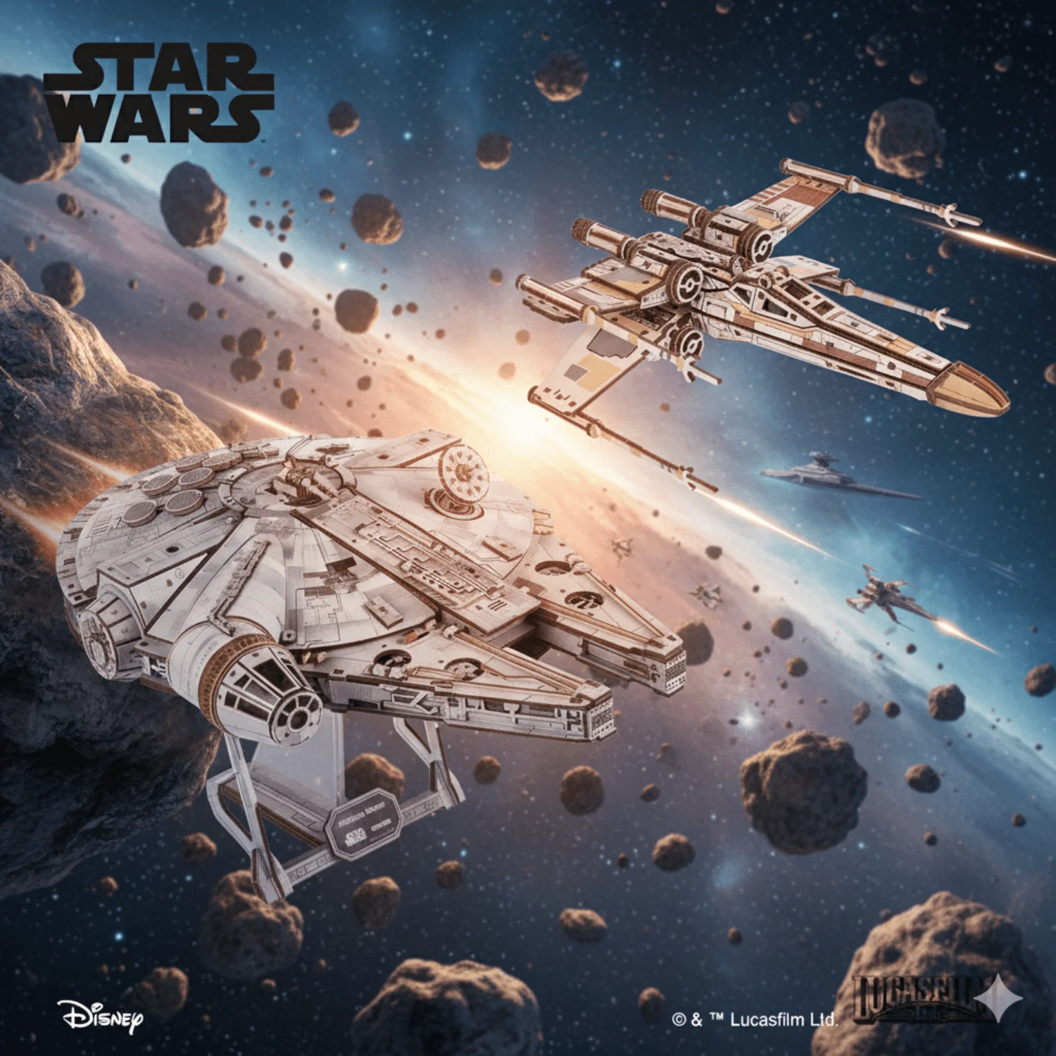 Galaktisches Collectors Set X-Wing & Millennium Falcon - Image 3