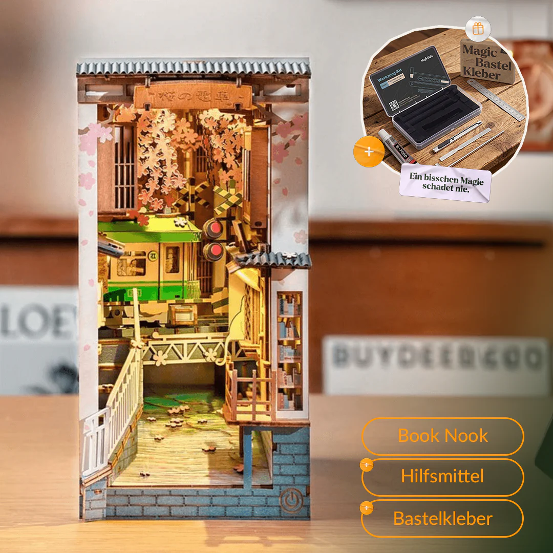 Kirschblüten-Reise — Muttertags-Book-Nook