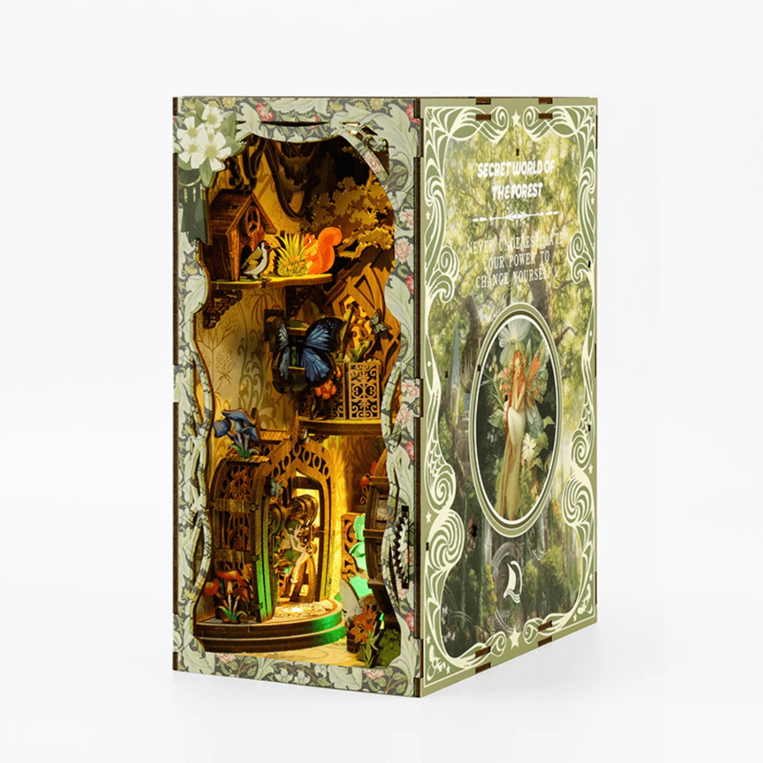 Verwunschener Waldzauber — Muttertags-Diorama mit Licht - Image 5