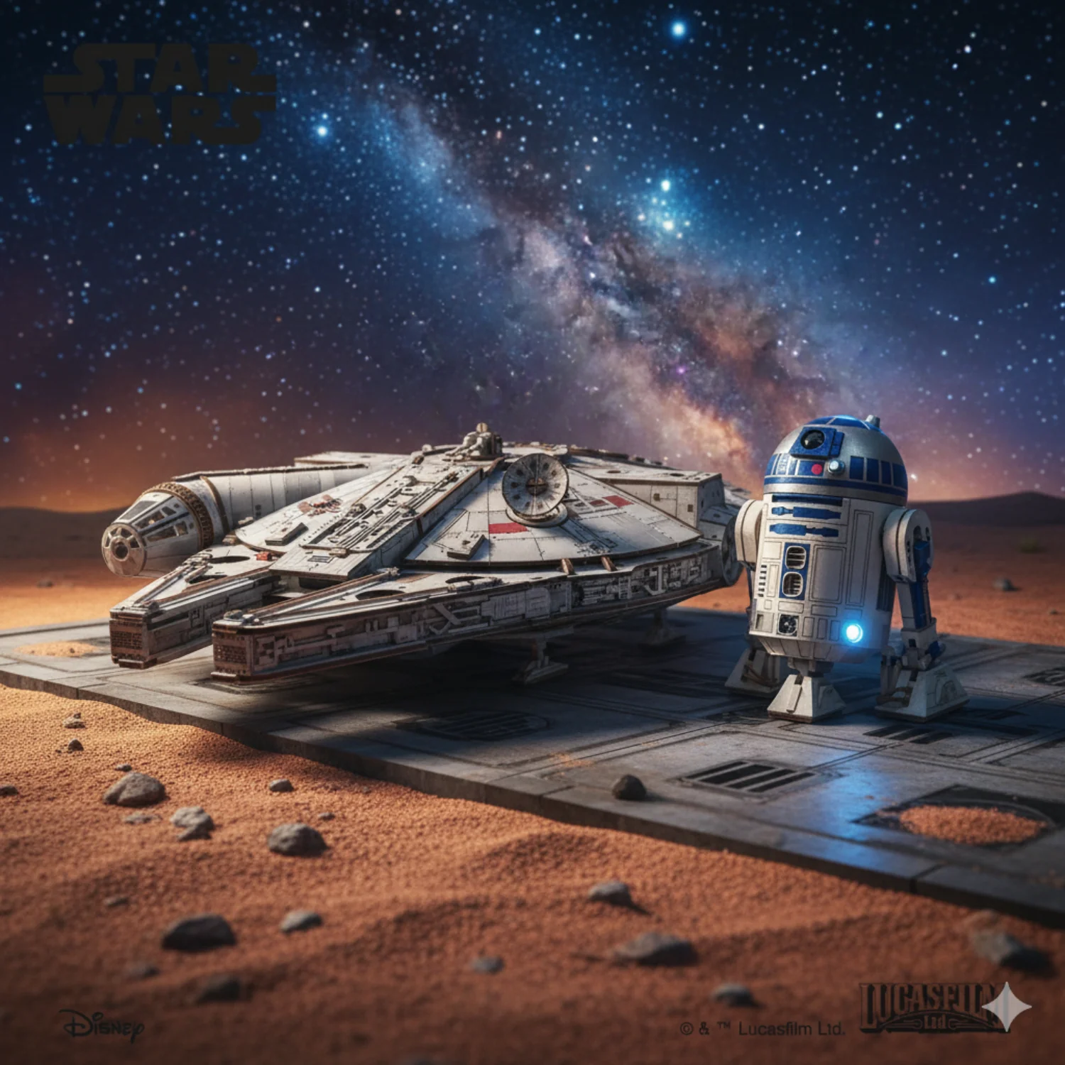 Mission Rebellion R2-D2 & Millennium Falcon