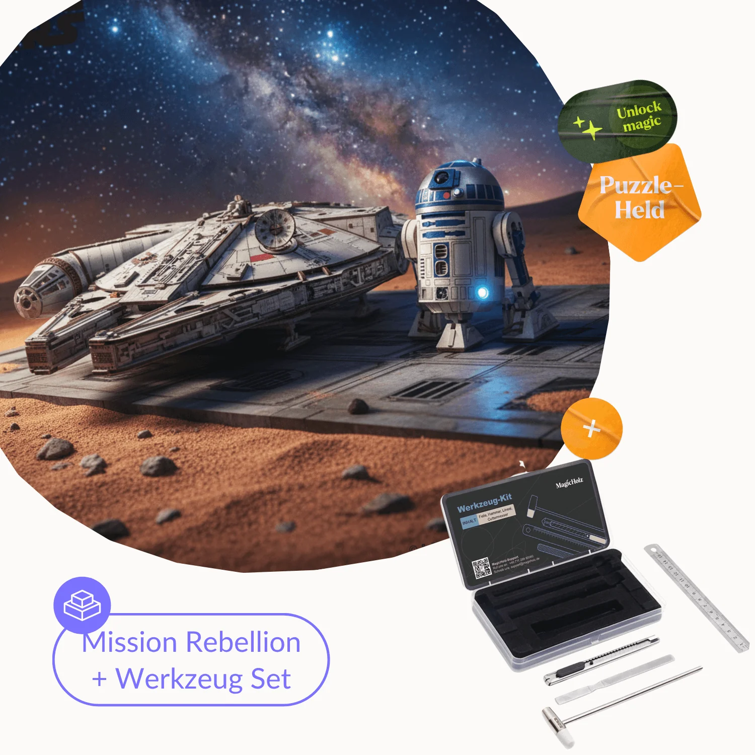 Mission Rebellion R2-D2 & Millennium Falcon - Image 2