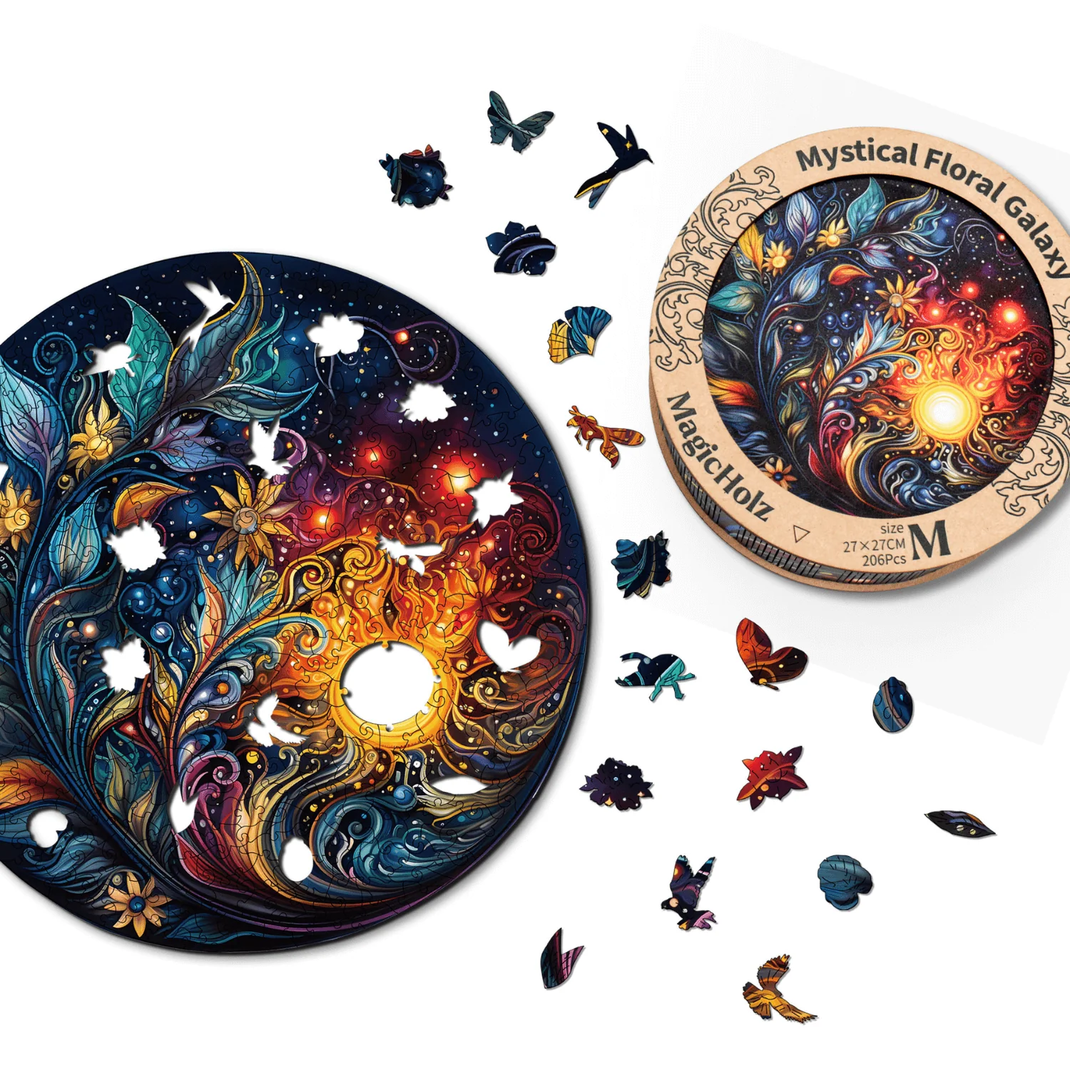 Mystische Blumen Galaxie Mandala - Image 11