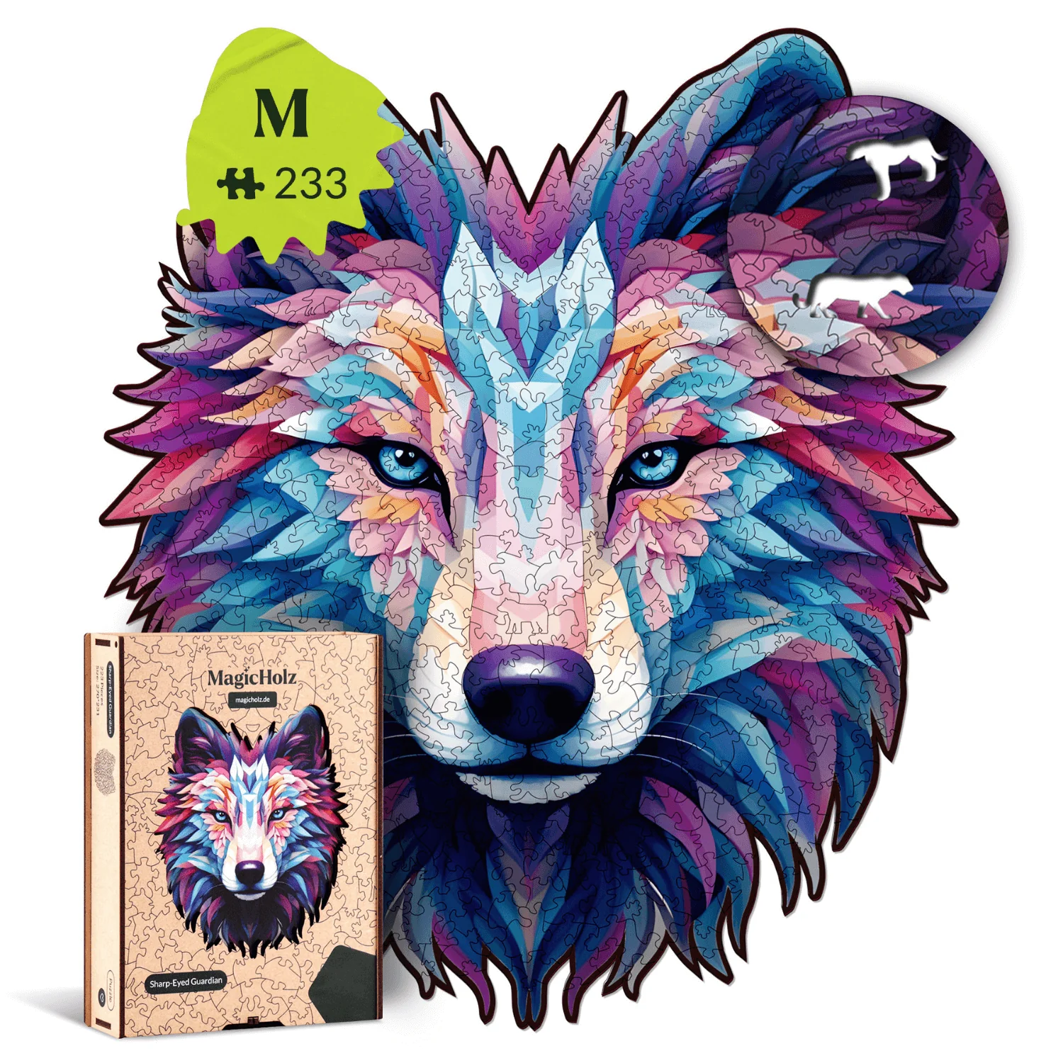 Sharp-Eyed Guardian Wolf