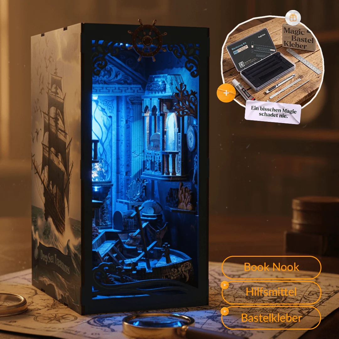 Tiefsee-Geheimnisse — Muttertags-Book-Nook