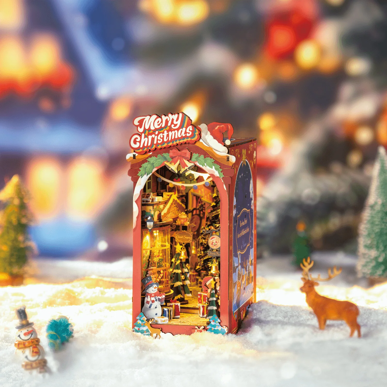 Weihnachtliche Straßenkulisse
