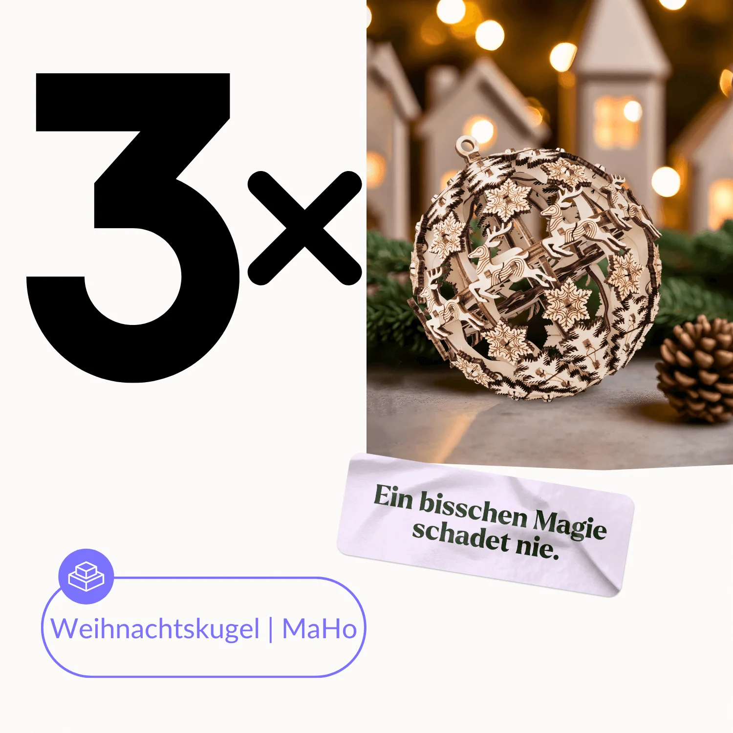Weihnachtskugel MaHo - Image 2
